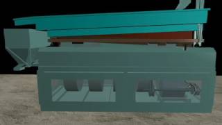 GRAVITY SEPERATOR MACHINE 3DS MAX SIMULATION BY DV SHIRBHATE