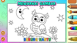 MEWARNAI GAMBAR BURUNG HANTU  screenshot 5