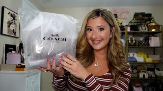 COACH HAUL - NEW SUEDE HANDBAG UNBOXING, FALL 2025! 😍🍂