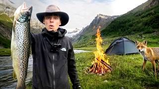 48h Fishing & Exploring Remote Glacial Valley in Norway