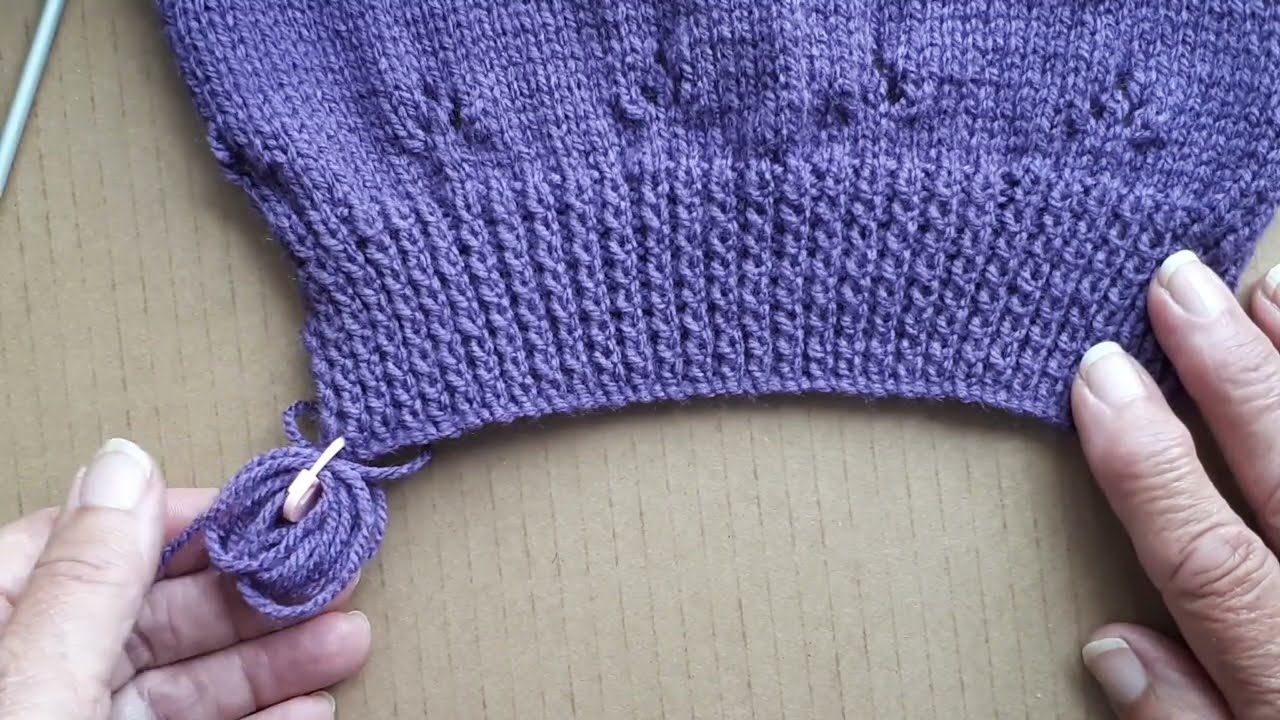 #17 How To Knit Rosebud Lace , Knitting For Beginners, Sheila's Just Knitting