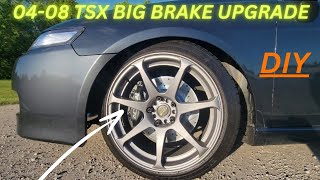 04-08 TSX RL Big Brake Upgrade How-To Rl Calipers Install