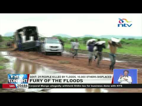 Govt: 29 people killed by floods, 10,000 others displaced