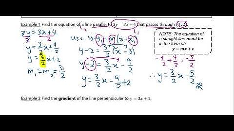 Year 9 Parallel and Perpendicular Lines