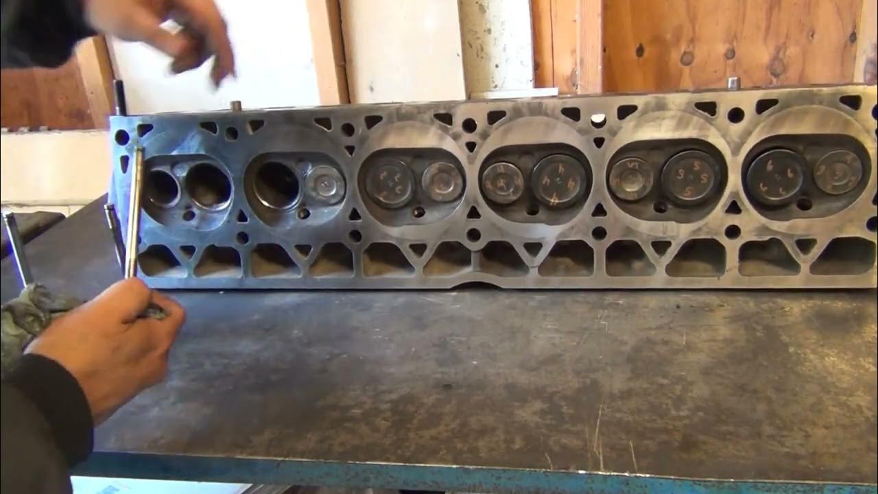 Backyard jeep 4 0 cylinder head inspection part 1 checking valve