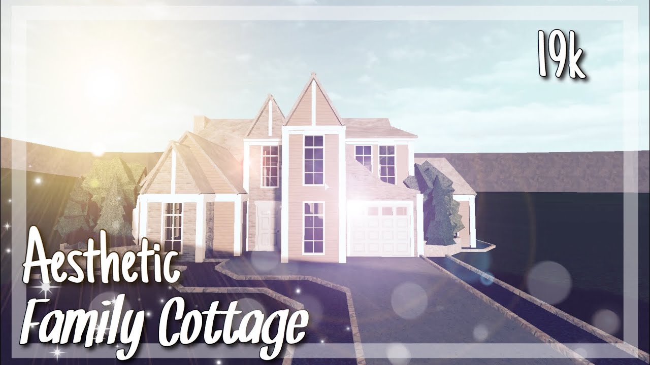 [ROBLOX] Bloxburg - Aesthetic Family Cottage [Exterior] - YouTube