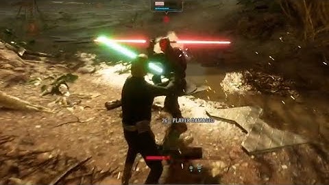 SW BF2: Luke is the Grand Master of dueling