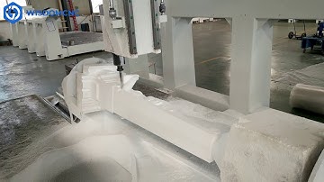 Wisdom 1325 4 axis cnc router for EVA foam wood aluminum styrofoam 3d mould making cnc with rotary