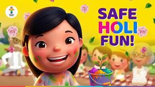 Why We Celebrate Holi (2026 Edition) | Moon's First Festival of Colors | Rainbow Kiddies