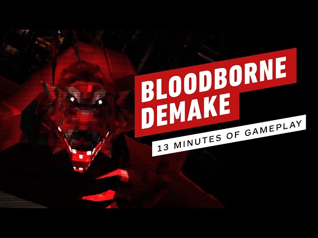 The Bloodborne PSX demake now has a playable demo 