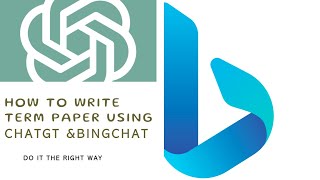 How To Write Term Paper Using Ai  Chatgt U0026bingchat