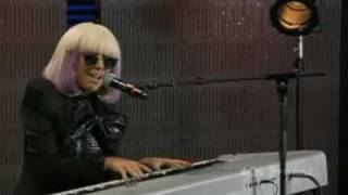 Video thumbnail of "Lady GaGa Poker Face (Acoustic HQ Version) live @ AOL Sessions 2009"