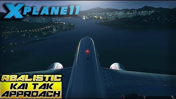 X-Plane 11 - KAI TAK INSANE LANDING/TAKEOFF (VHHH) HONGKONG - ULTRA REALISTIC