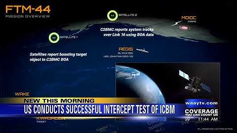 U.S. conducts successful intercept test of ICBM
