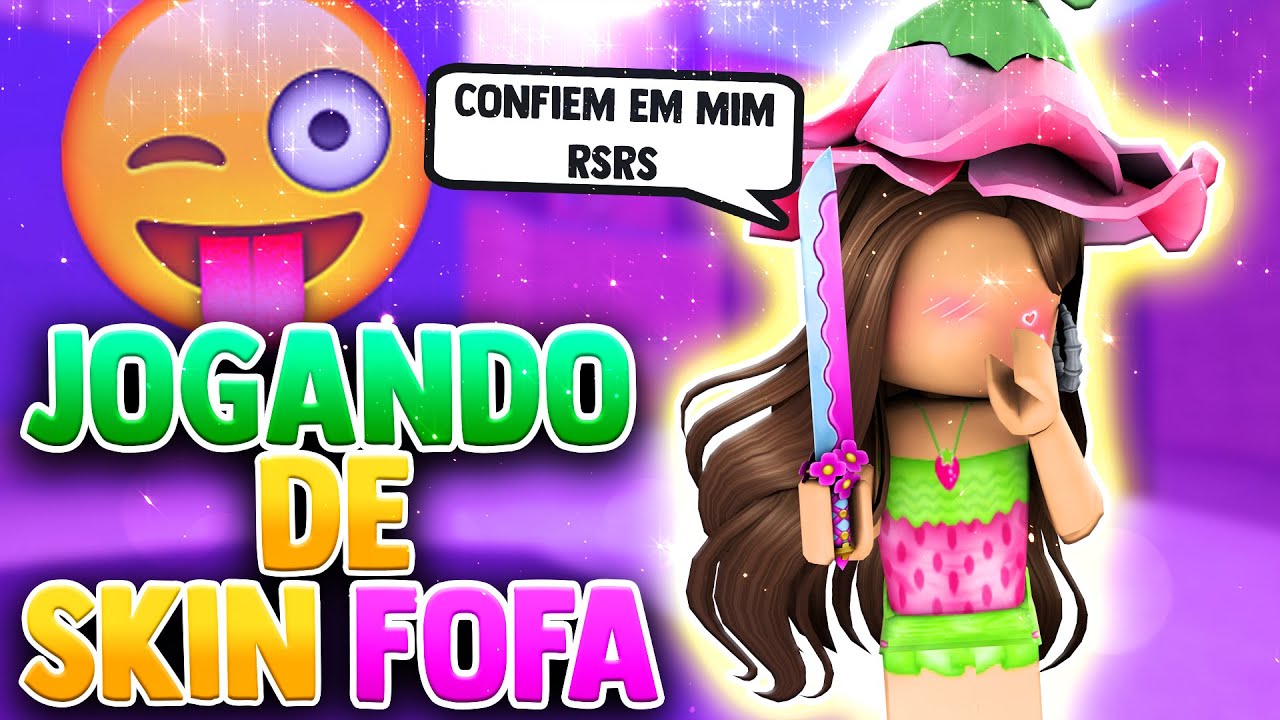 😳FIZ A SKIN MAIS FOFA E LACREI TODOS NO MM2! [ROBLOX] 