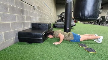 Depth Drop Plyo Push Up with Box in Front