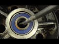 Delboys garage motorcycle wheel bearing replacement