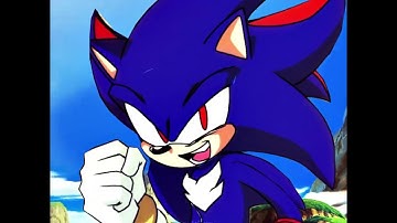 Sonic in DBZ art style 🔥 #dragonballz #sonicthehedgehog #sonic