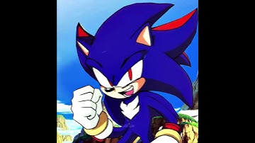 Sonic in DBZ art style 🔥 #dragonballz #sonicthehedgehog #sonic