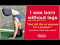 Born without legs, American gymnast believes God did this "for a purpose."