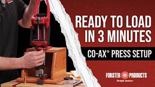 Unboxing the Co-Ax Reloading Press & Setup (in under 3 minutes)