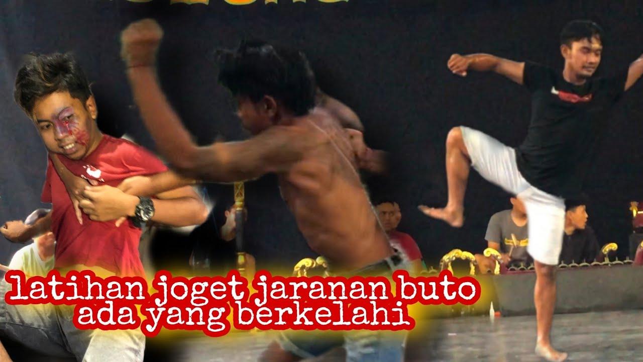Latihan jaranan ada yang berkelahi