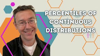 Percentiles of continuous distributions