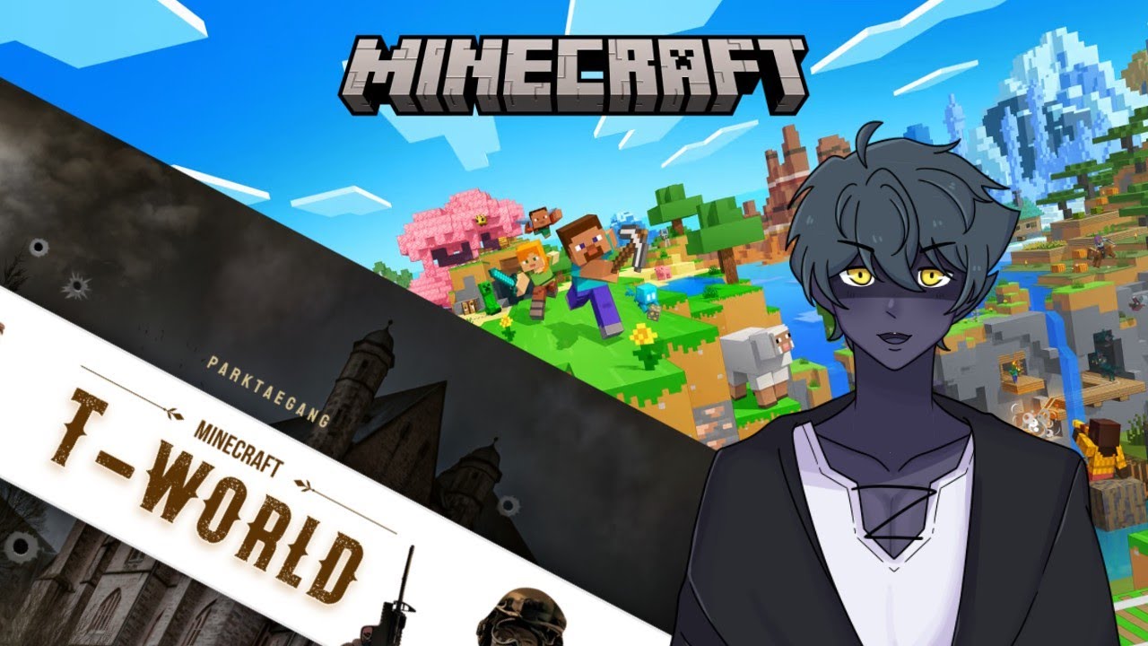 [Minecraft] T world 오픈! 달려보자~ - YouTube