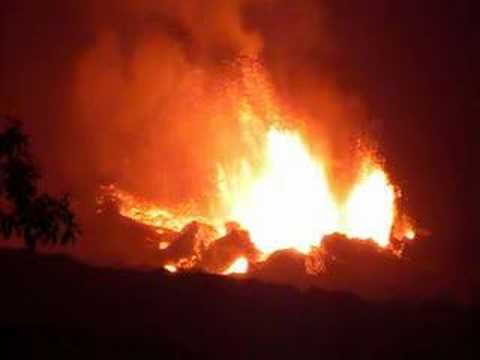 Eruption du volcan de la Fournaise