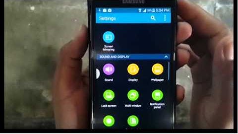 Samsung Galaxy S5 : How to enable or disable Multi window (Android Phone)