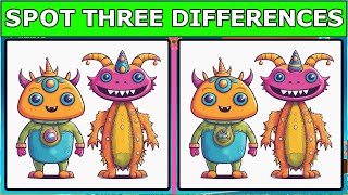 Can You Spot the Three Differences? - Challenging Visua... | Doovi