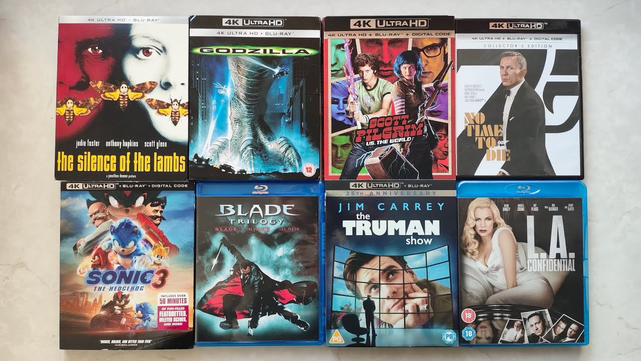 Пополнение коллекции фильмов на Blu-ray № 30: Блэйд, Годзилла и др.