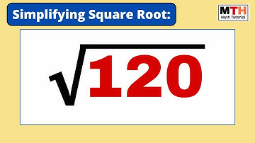 Simplify the square root of 120, sqrt(120) | Simplify root 120