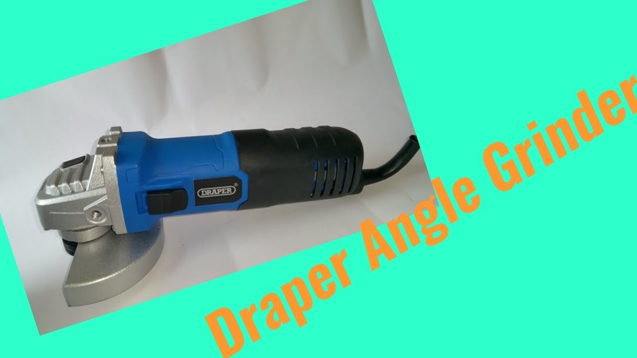 Draper Angle Grinder 600w - YouTube