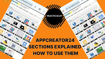 Meaning Of Sections And Their Functions In AppCreator24. (Explained)