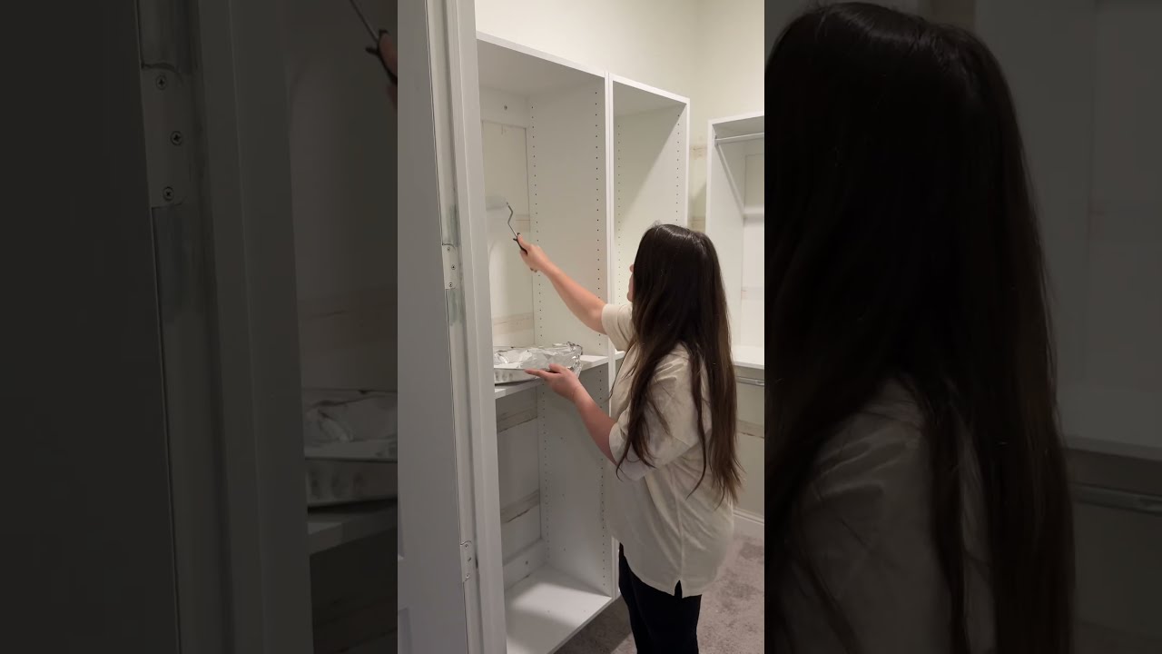 Diy Custom Closet On A Budget So Happy With How This Came Out Homediy Customcloset Diyprojects