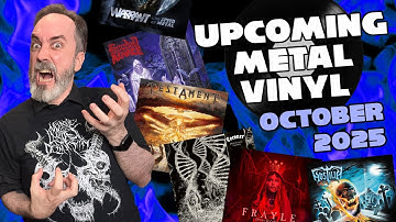 Metal Vinyl Releases for Oct 2025: Testament, Coroner, Hooded Menace, Sabaton, others