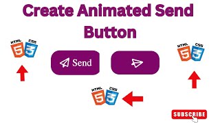 How to Create Animated Message Button Using HTML & CSS || CSS Tutorials