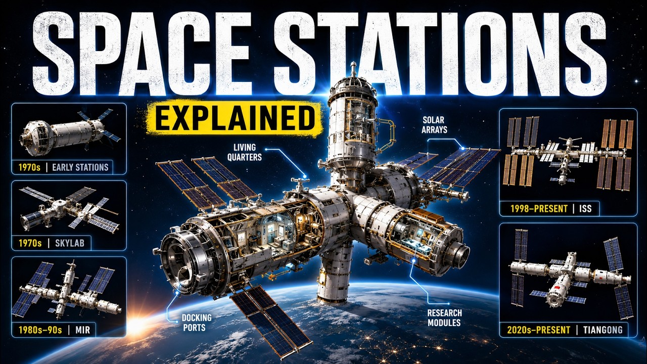 Every Space Station Type Explained: Salyut, Skylab, Mir, ISS, Tiangong and More