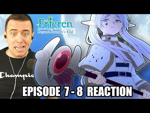LIKE A FAIRY TALE AND FRIEREN THE SLAYER! | Frieren: Beyond Journey's End Episode 7 & 8 REACTION
