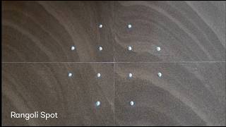 4X2 dots Different Design Rangoli  ||  Beginners Kolam  ||  Rangoli Spot