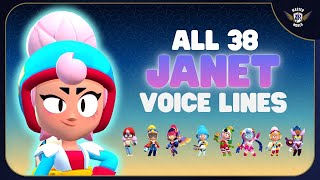 All 38 Janet Voice Linesbrawl Stars