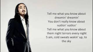 Kid Cudi - Pursuit of Happiness (Steve Aoki Remix) LYRICS