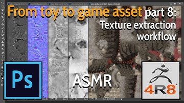 From toy to game asset - Part 8: Texture extraction workflow - ASMR