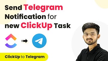 How to Send Telegram Notification for New ClickUp Task | ClickUp Telegram Integration