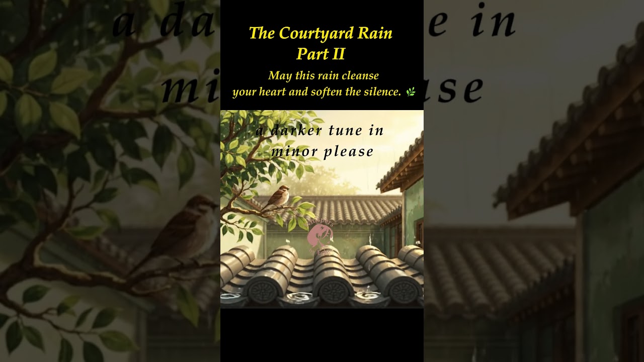 Sketches of the Quiet Courtyard. Part II – The Courtyard Rain 