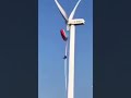 Man hits windmill while paragliding #viral #shorts