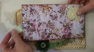 Paris-Themed Altered File Folders with Journal and Tags