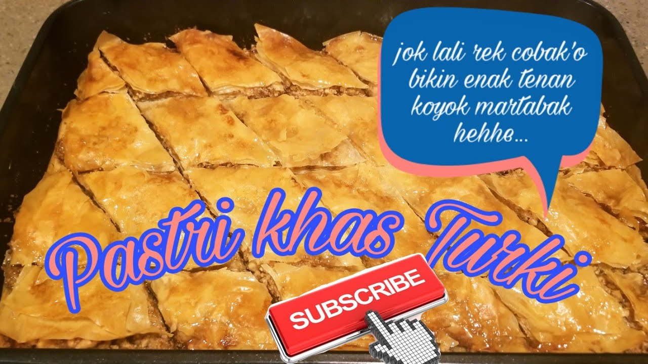 Baklava. Camilan Pastri khas Turki. 