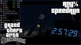 GTA: San Andreas – Any% Speedrun in 2:57:29 [PB]